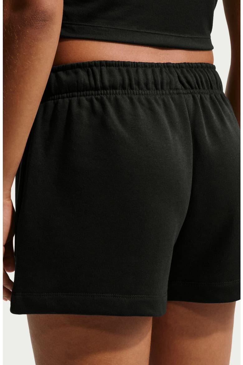 Club Fleece Shorts, Alternate, color, 010 BLACK/WHITE