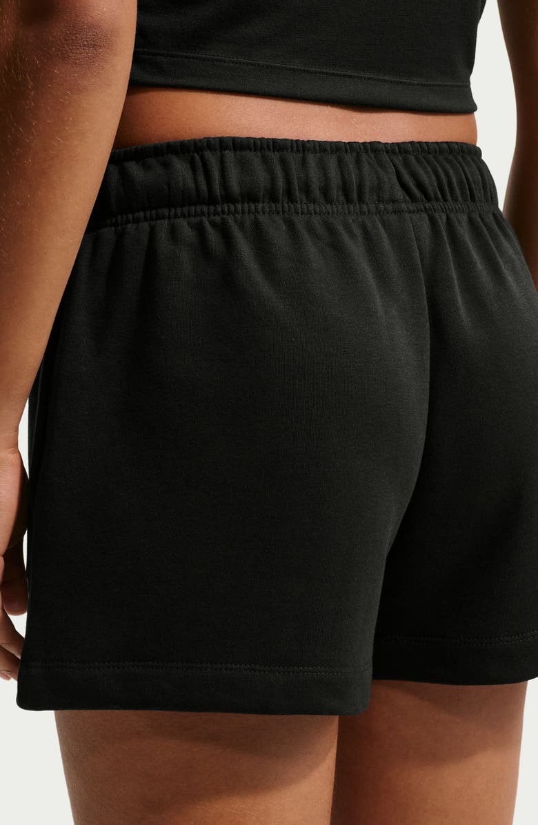 Nike Club Fleece Shorts, Alternate, color, 010 Black/White