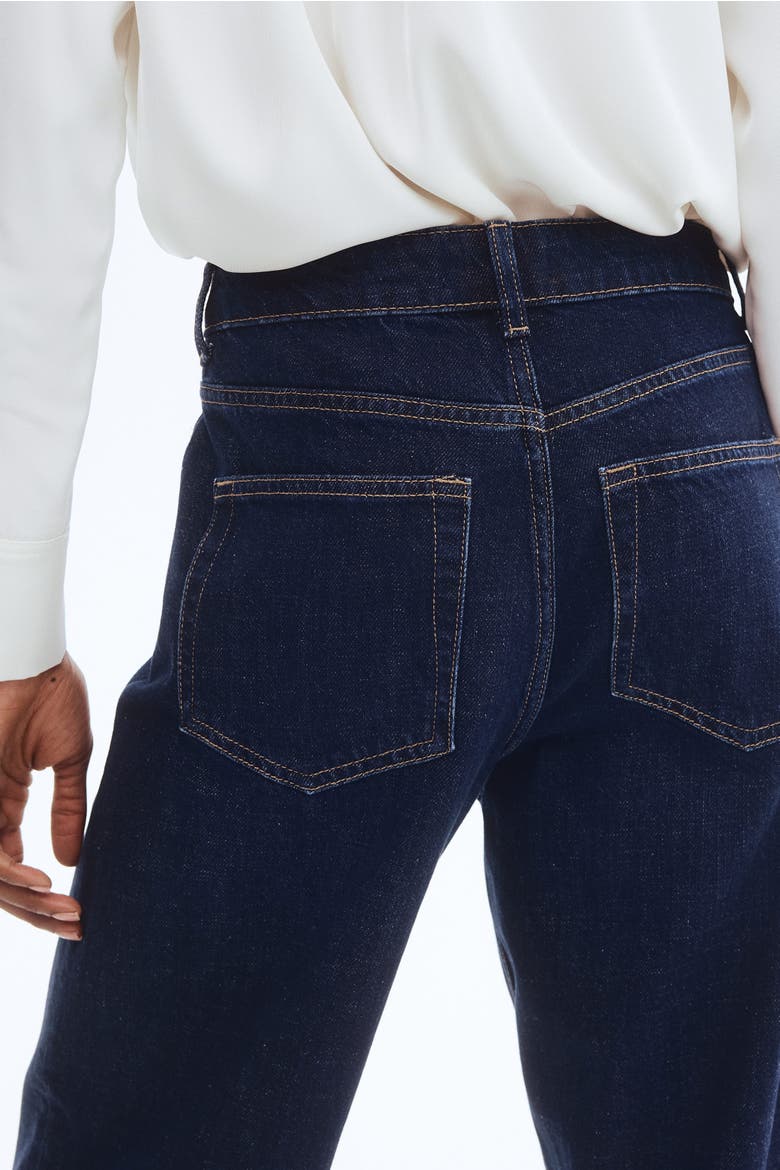 Wide Regular Jeans, Alternate, color, Dark denim blue