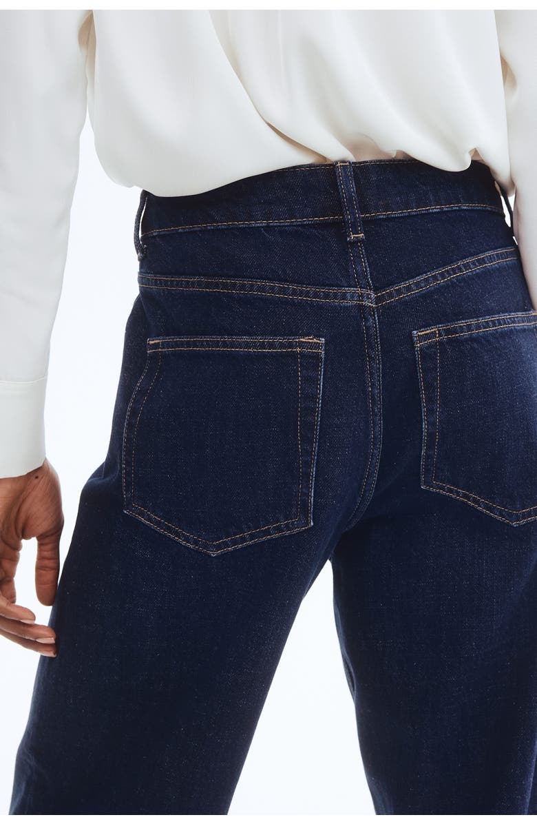 H&M Wide Regular Jeans, Alternate, color, Dark Denim Blue