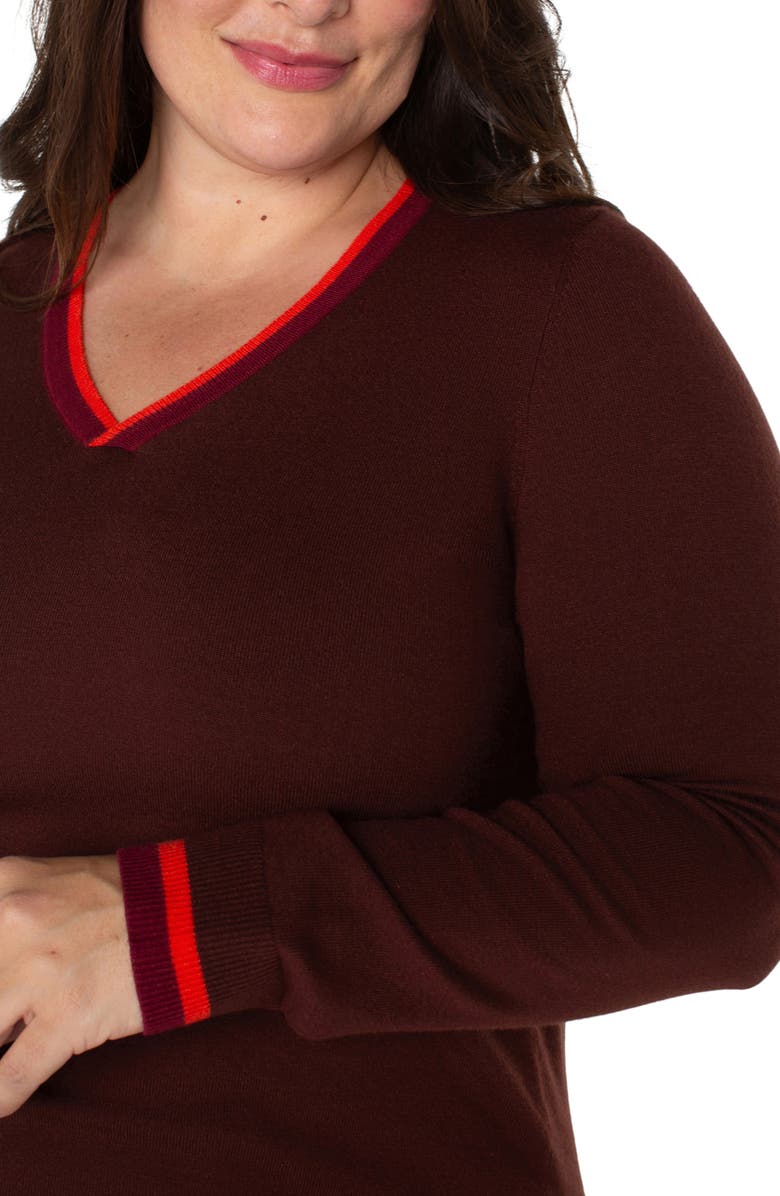 Liverpool Los Angeles Colorblock Sweater, Alternate, color,