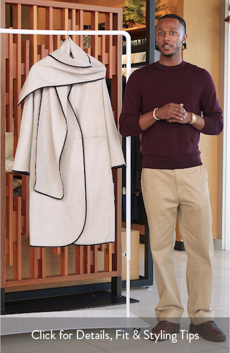 Cocoon Scarf Coat, sales video thumbnail