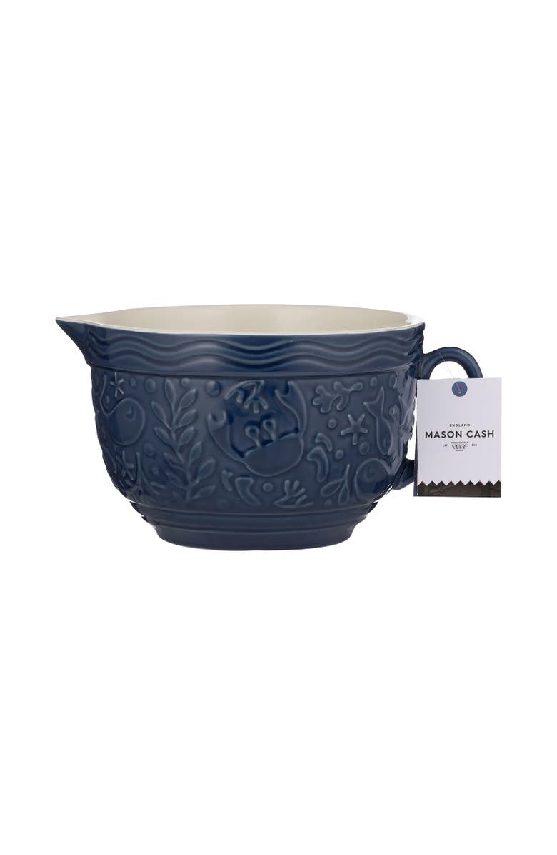 MASON CASH Nautical Collection Batter Bowl, 2 Quart, Alternate, color, Blue