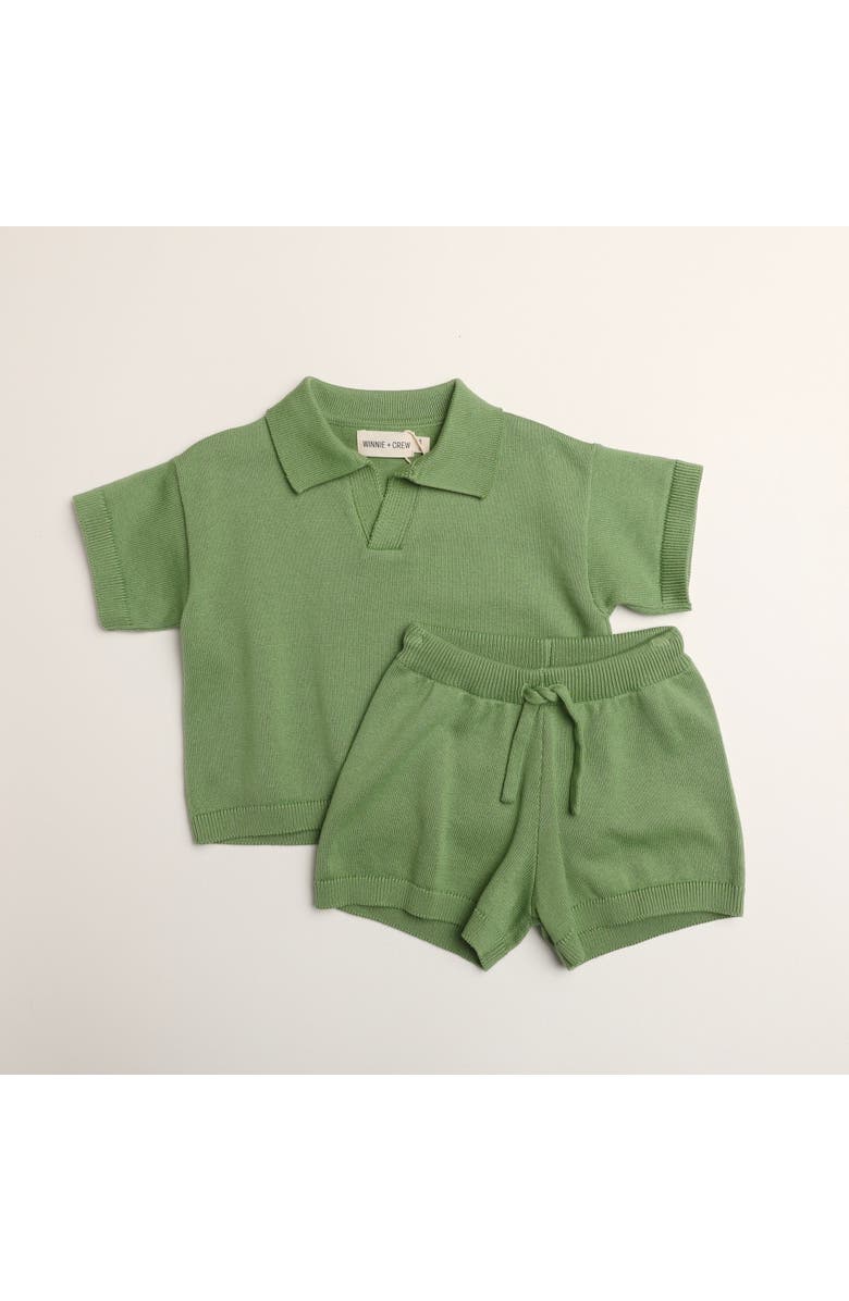 Winnie + Crew Paxton Set, Main, color, Aspen Green