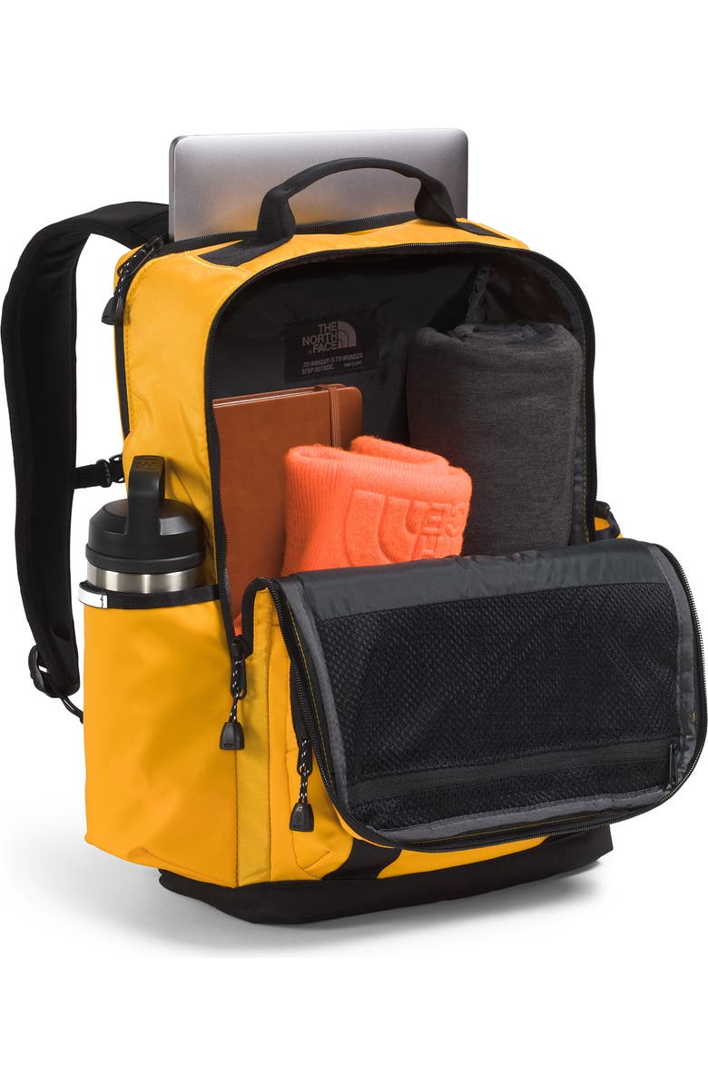 The North Face Base Camp Daypack, Alternate, color, Summit Gold/ Tnf Black