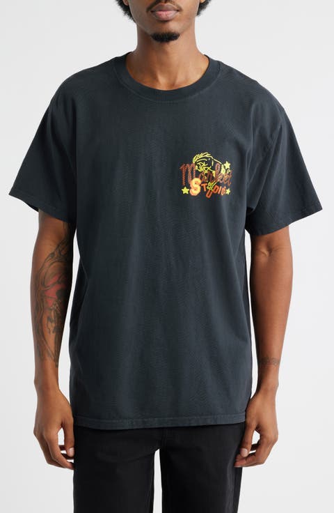 Desert League Cotton Graphic T-Shirt