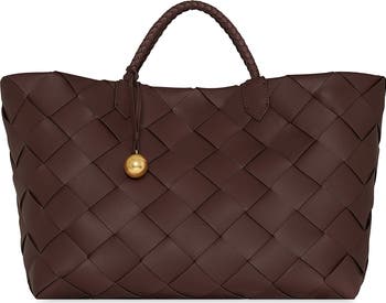 Frankie Woven Leather Tote