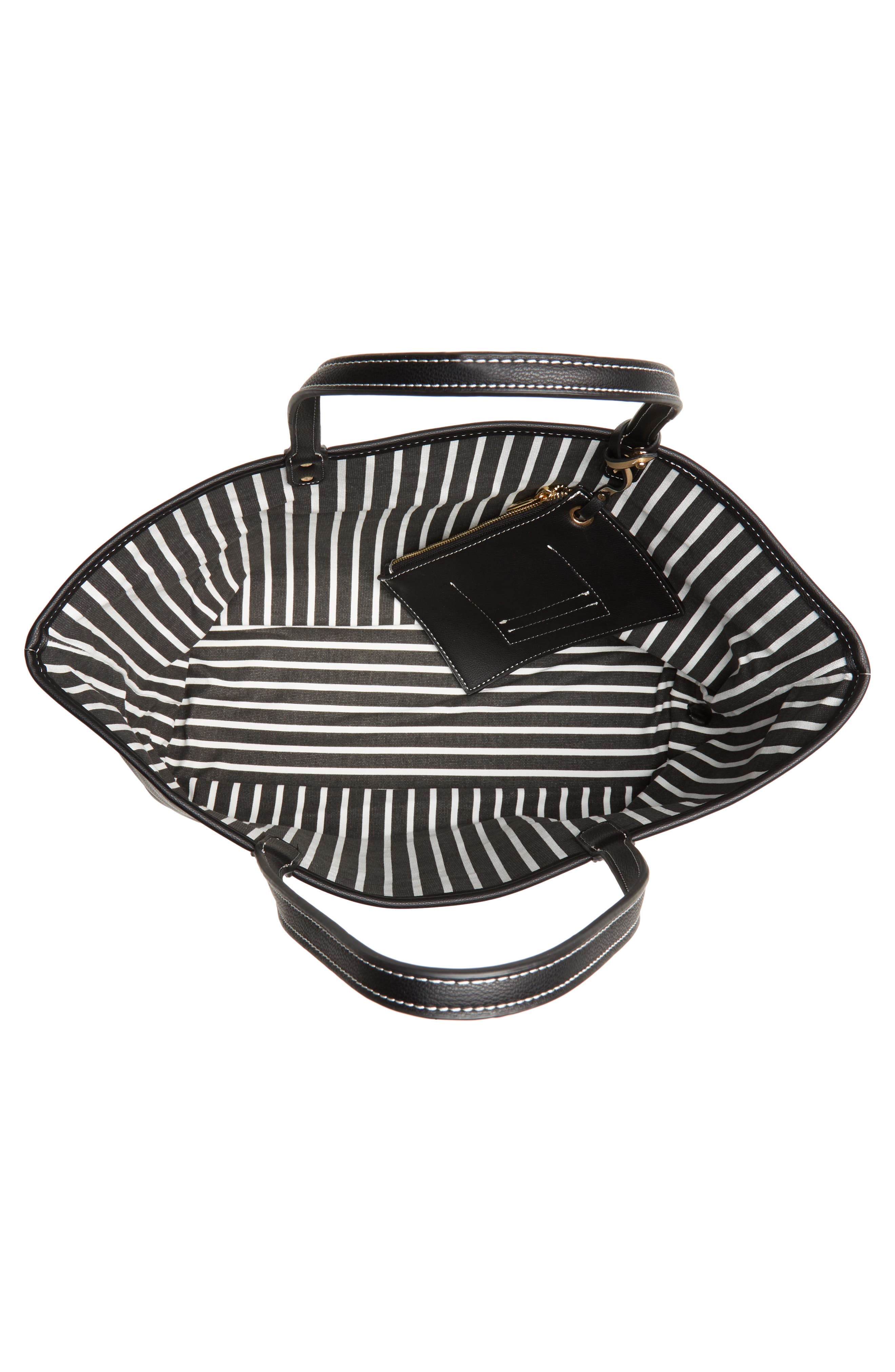 Mali + Lili Evie Reversible Vegan Leather Tote, Alternate, color, 