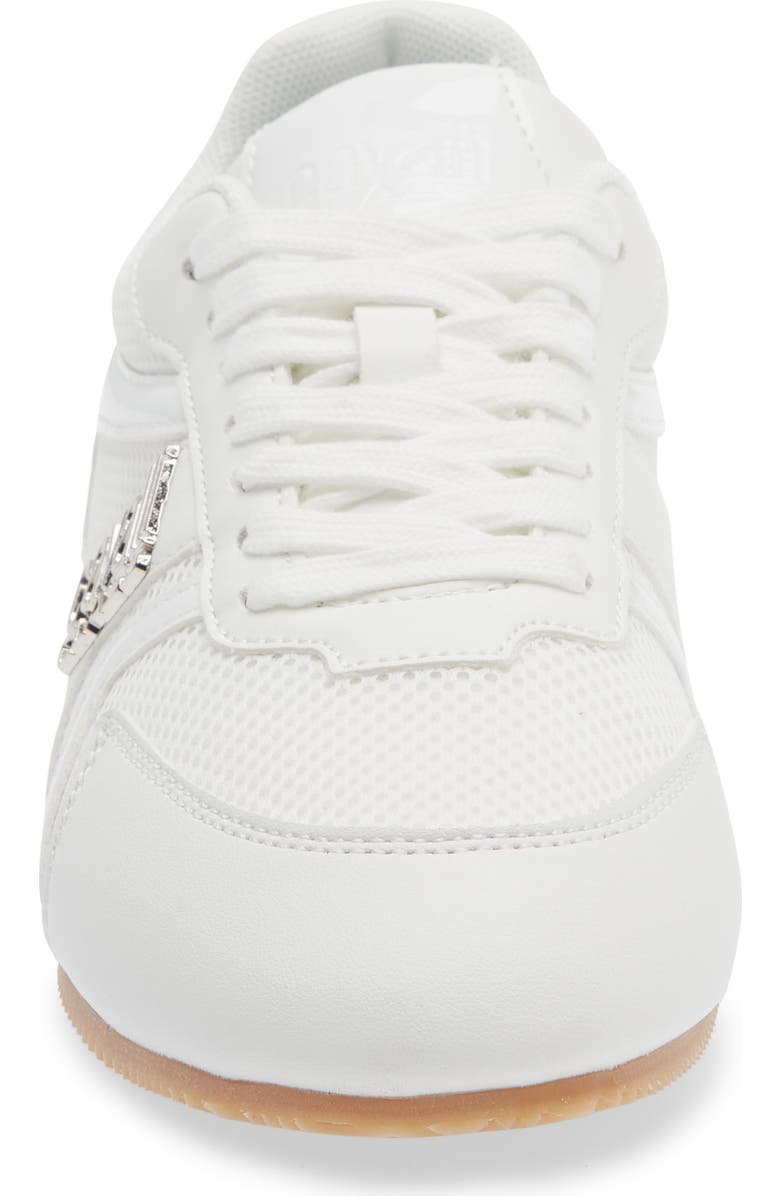 Roberto Cavalli Mesh Panel Training Sneaker, Alternate, color, White