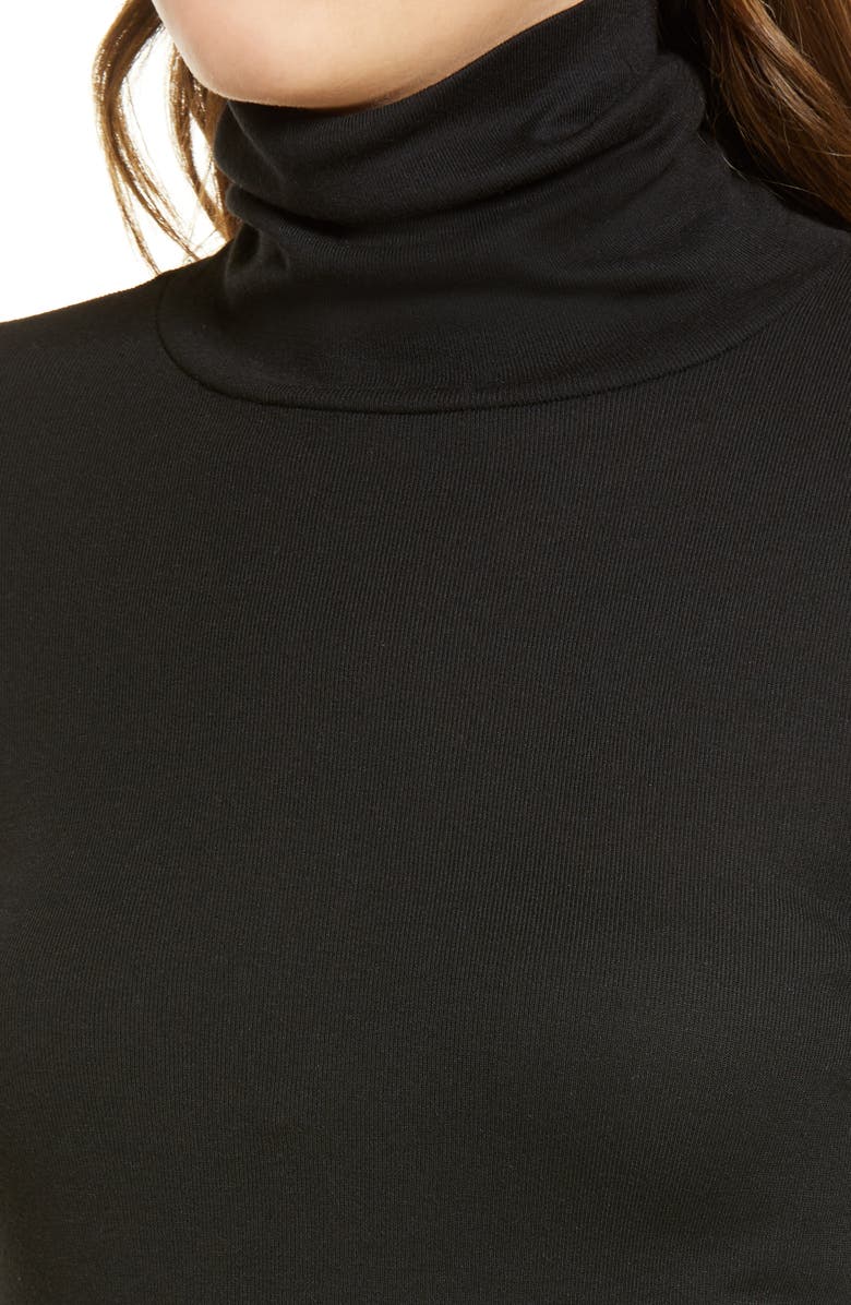 Splendid Cotton Blend Turtleneck, Alternate, color,