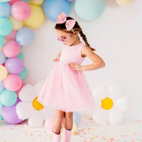 Sweet Wink Birthday Party Tulle Bow Headband In Multicolor