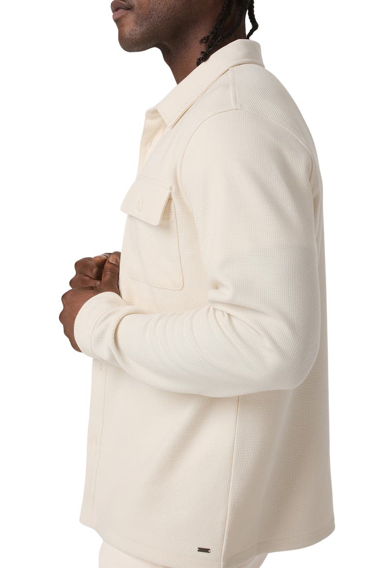 Waffle Shirt Jacket, Alternate, color, NATURAL