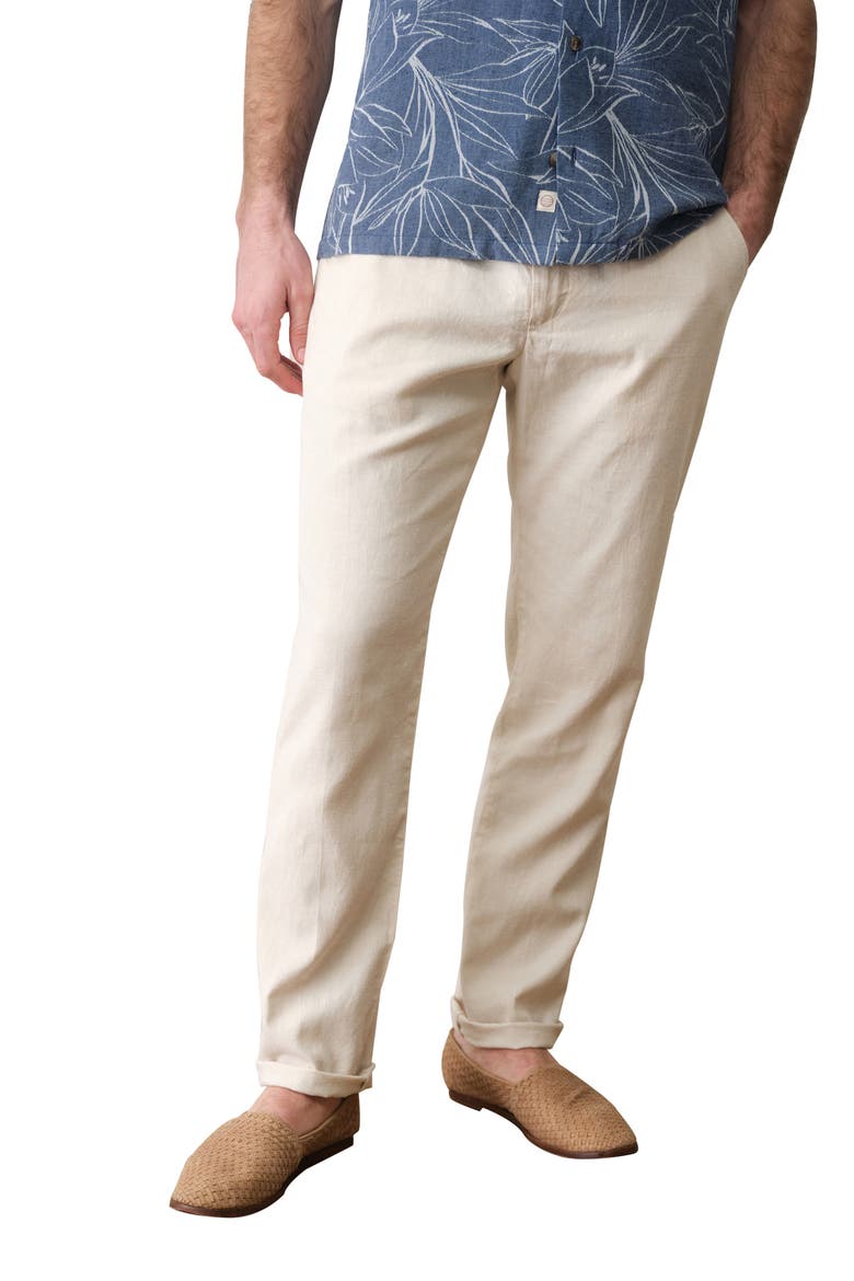 Saturday Slim Straight Leg Chinos, Main, color, NATURAL