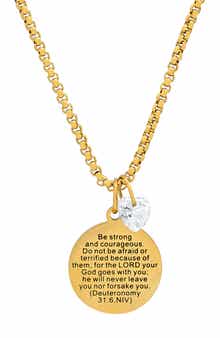 Be Strong Pendant Necklace