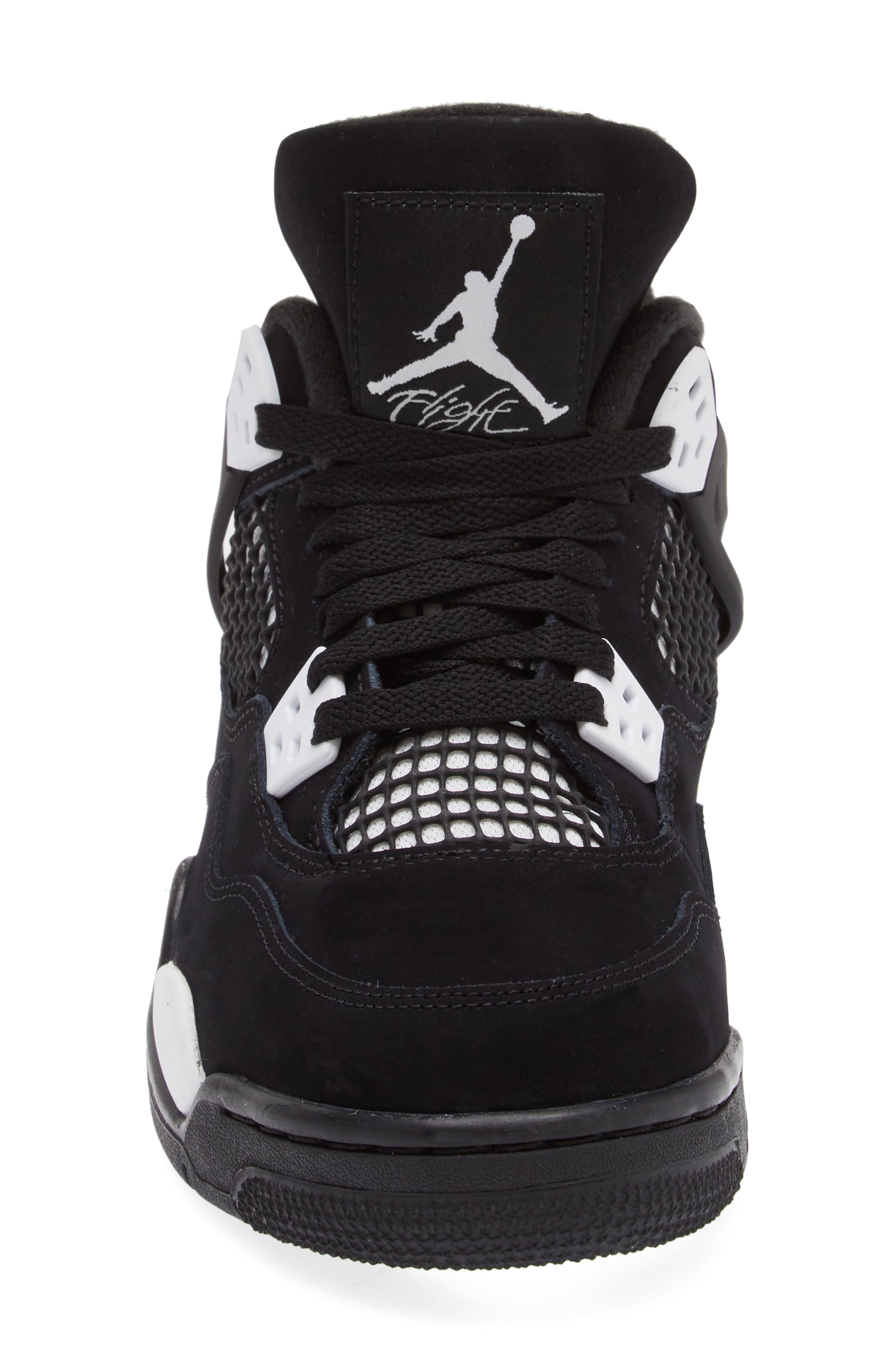Jordan Kids' Air Jordan 4 Retro Basketball Sneaker, Alternate, color, 