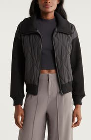 Zella Hybrid Zip Front Jacket