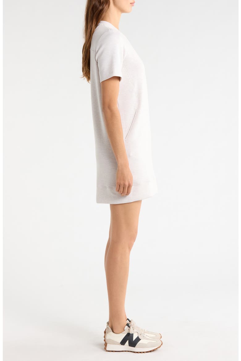 Dreamweave Short Sleeve Minidress, Alternate, color, HTR MOONBEAM
