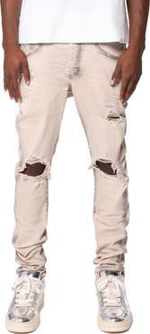 PURPLE BRAND Ripped Skinny Jeans