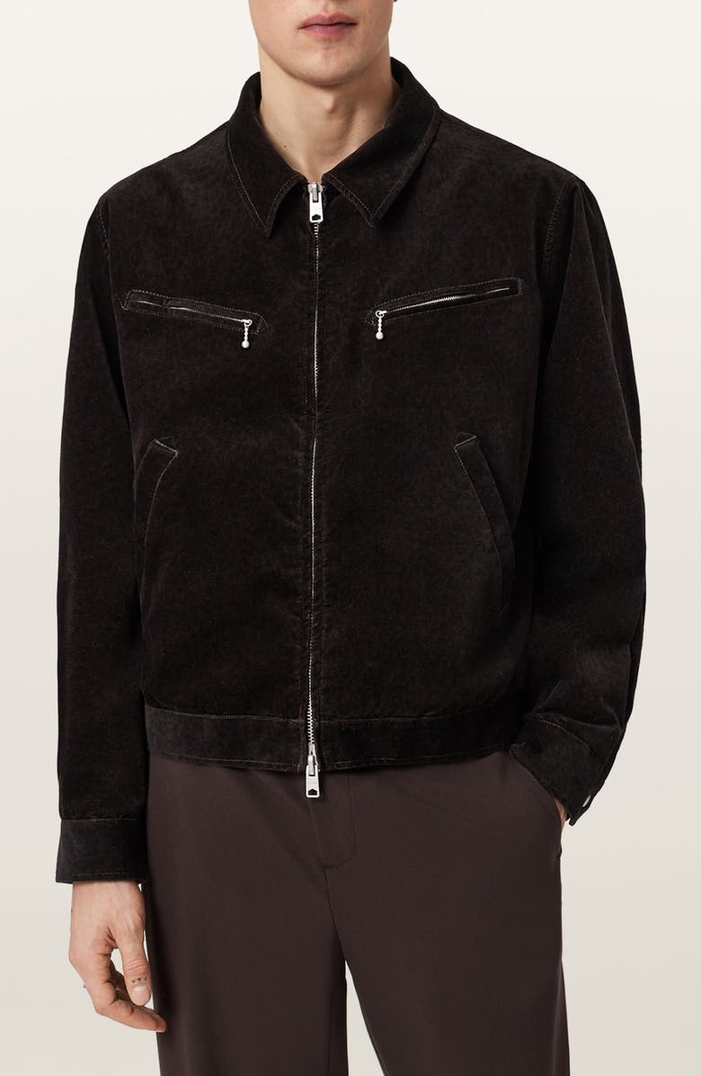 AllSaints Korey Jacket, Main, color, Traverse Brown