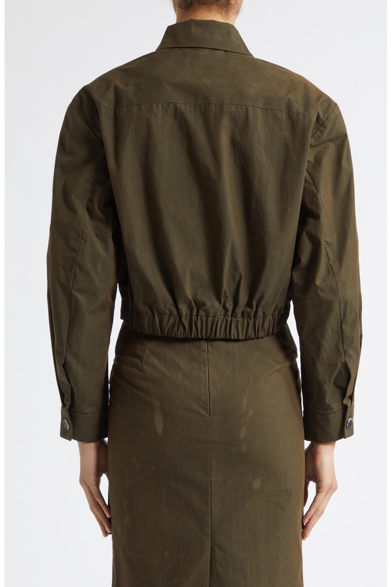Crop Utility Jacket, Alternate, color, GREEN