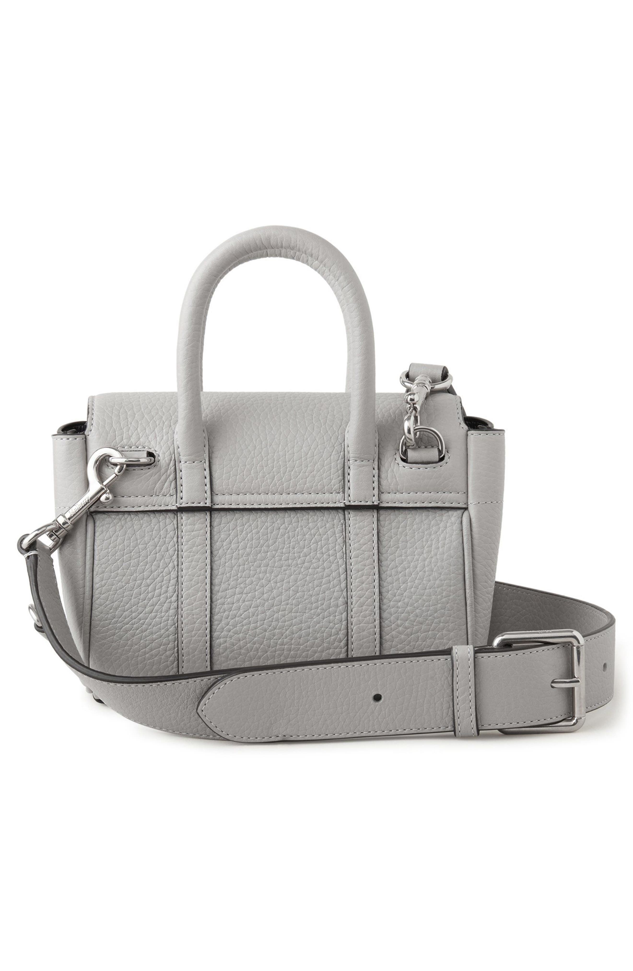 Mulberry Mini Bayswater Leather Tote, Alternate, color, 