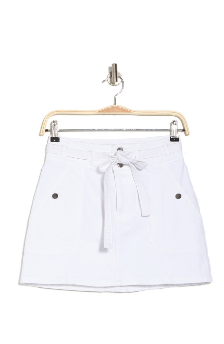 FRAME Le Mini Front Tie Skirt, Alternate, color, 