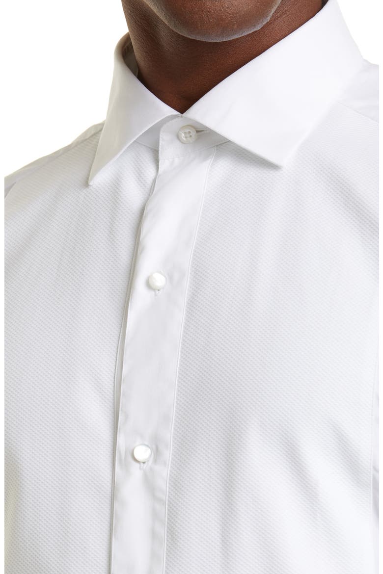 Cotton Tuxedo Shirt, Alternate, color, WHITE