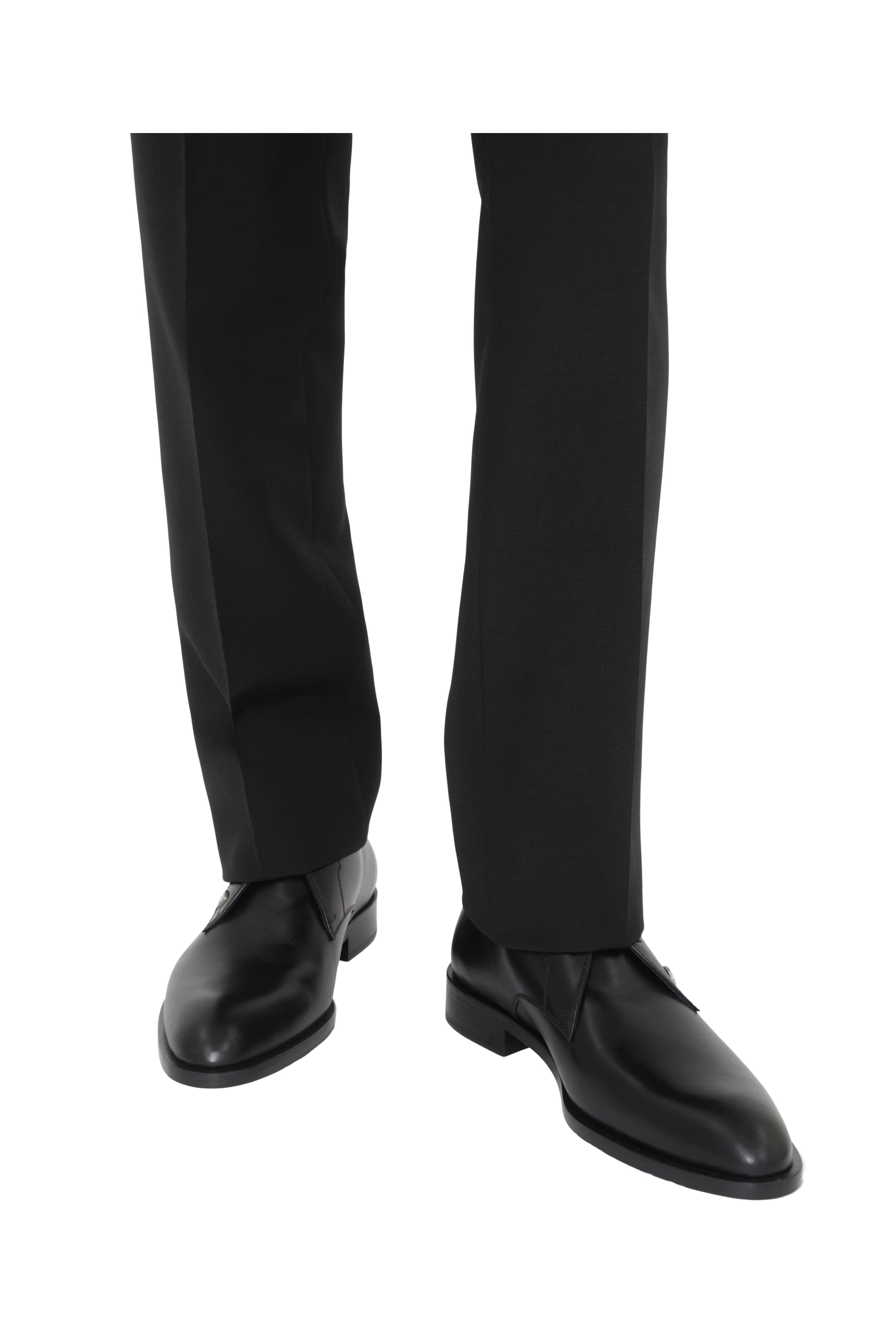 Burberry Leather Carlyle Derby Shoes, Alternate, color, 