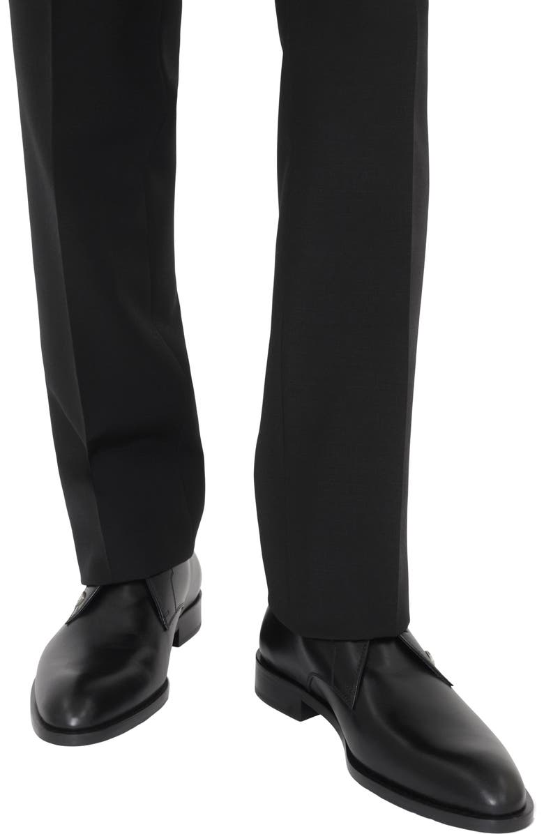 Burberry Leather Carlyle Derby Shoes, Alternate, color,