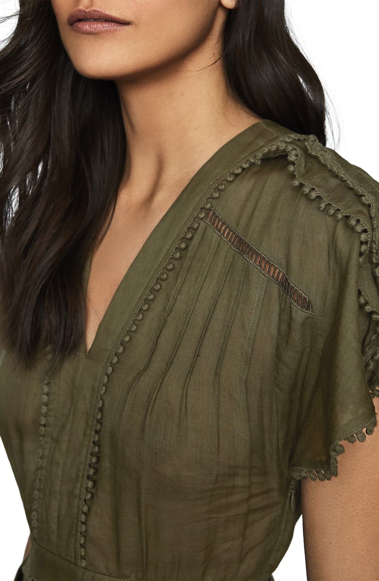 Reiss Gemina Embroidered Minidress, Alternate, color,