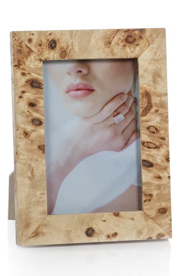 Zodax Burl Wood Photo Frame In Brown