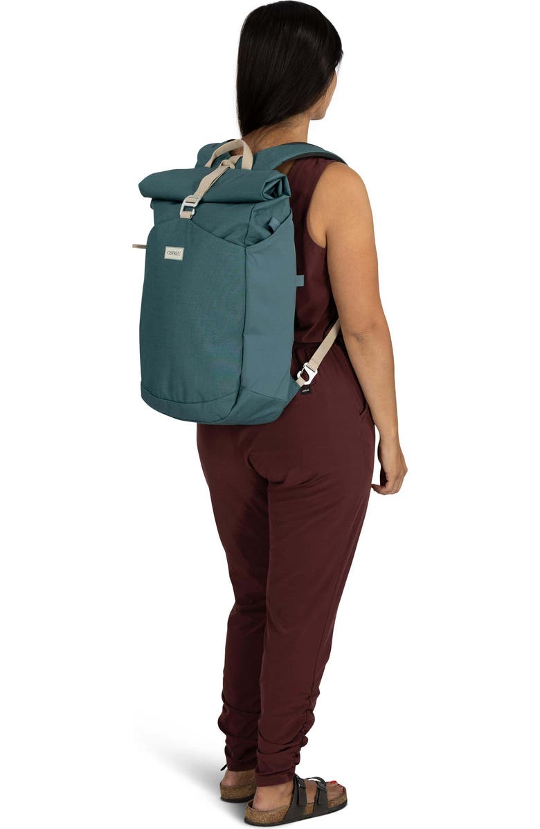 Osprey Arcane 24-Liter Roll Top Backpack, Alternate, color, Cascade Blue