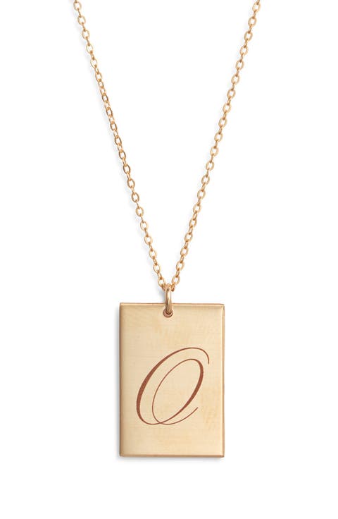 Stella Initial Pendant Necklace