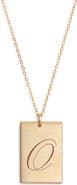 Set & Stones Stella Initial Pendant Necklace
