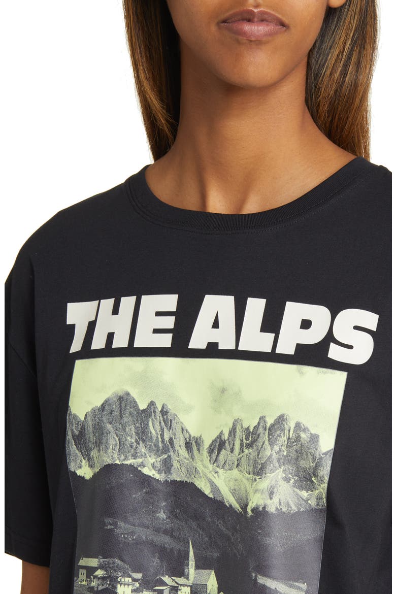 The Alps Graphic T-Shirt, Alternate, color, CAVIAR