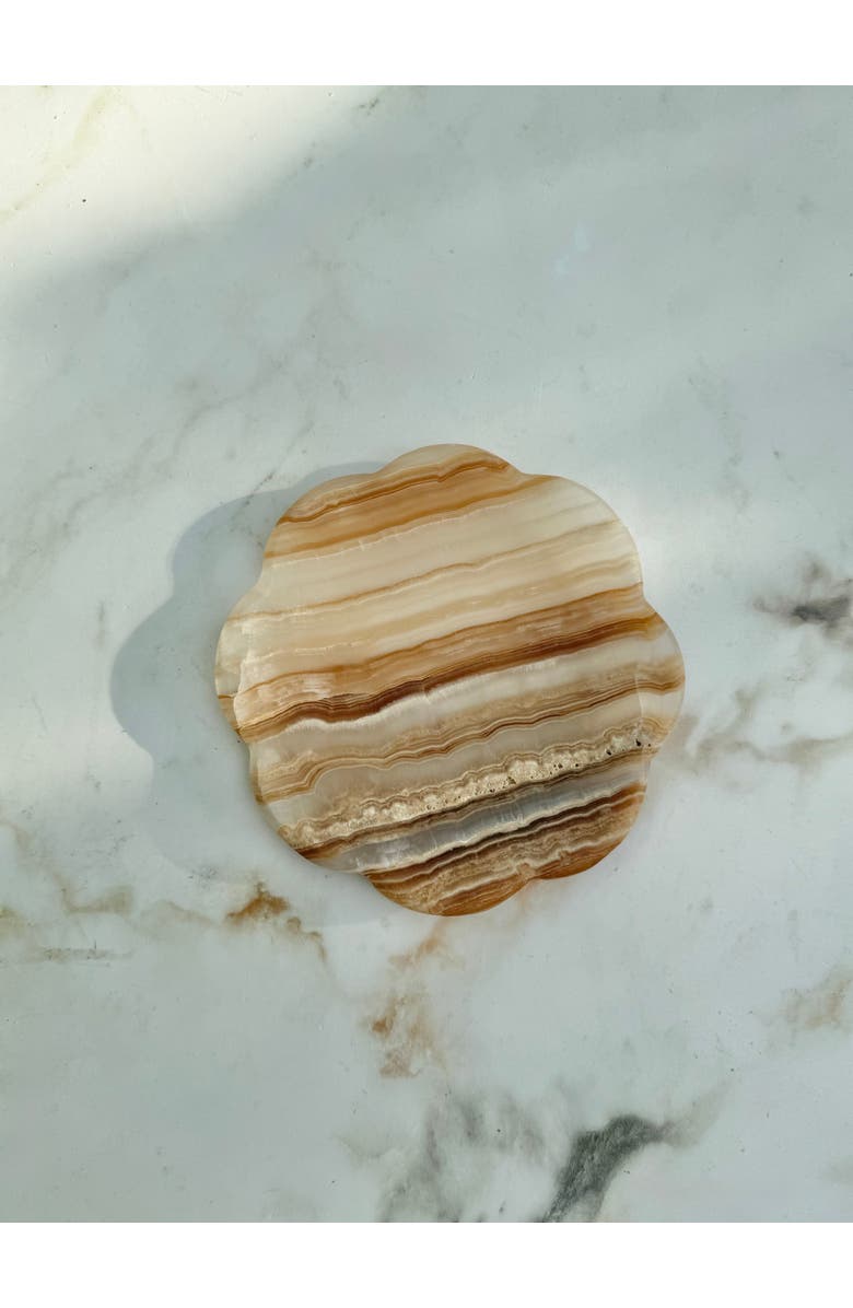 Villa Lua Home Belle Onyx Tray, Alternate, color, Amber