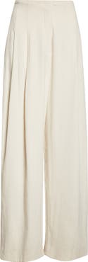 Lela Rose High Waist Wide Leg Pants