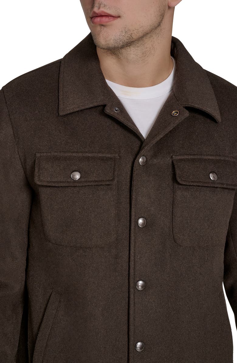 Dockers<sup>®</sup> Fleece Lined Shirt Jacket, Alternate, color, Molasses