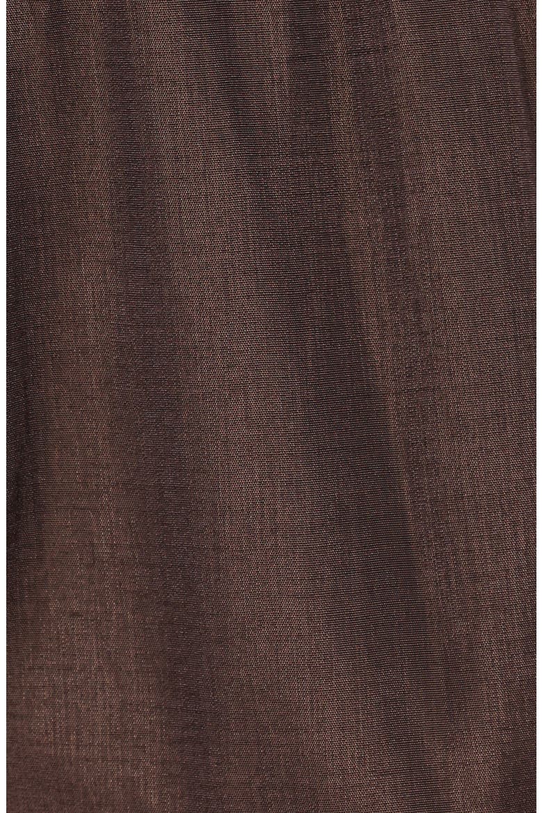 Mairead Stripe Top & Lace Detail Shorts Set, Alternate, color, CHOCOLATE STRIPE