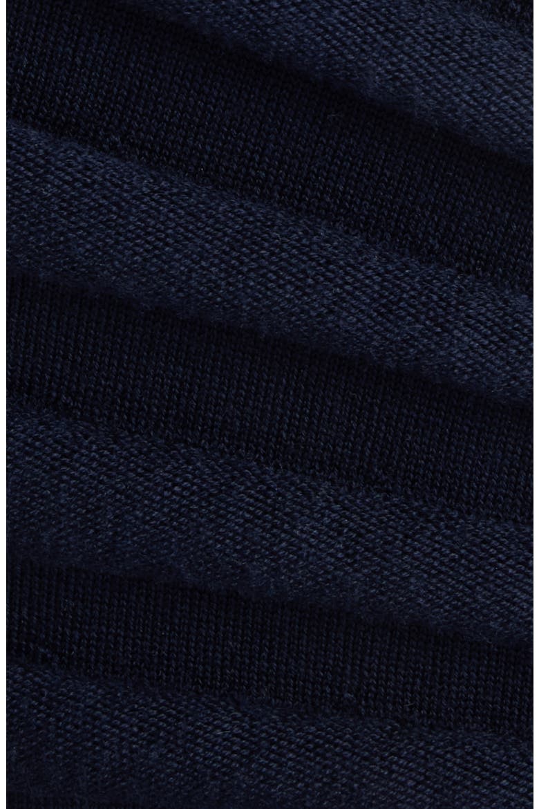 Sculpting Wool Sweater Dress, Alternate, color, MINUIT