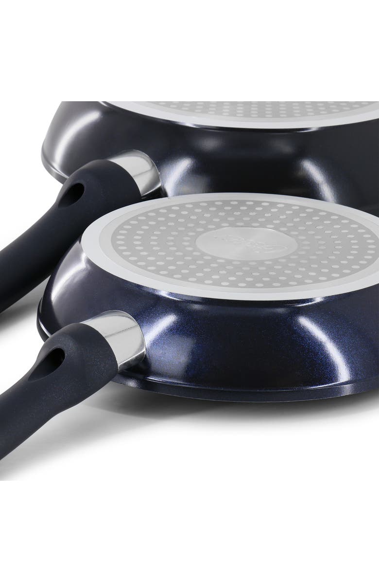 OSTER Hawke 14 Piece Ceramic Nonstick Cookware Set, Alternate, color, Blue