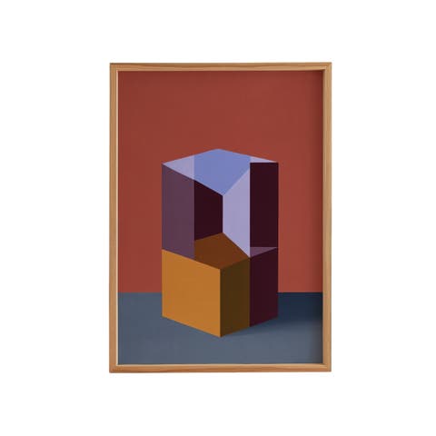 Form and Structure No. 07 Geometric Abstract Art Print