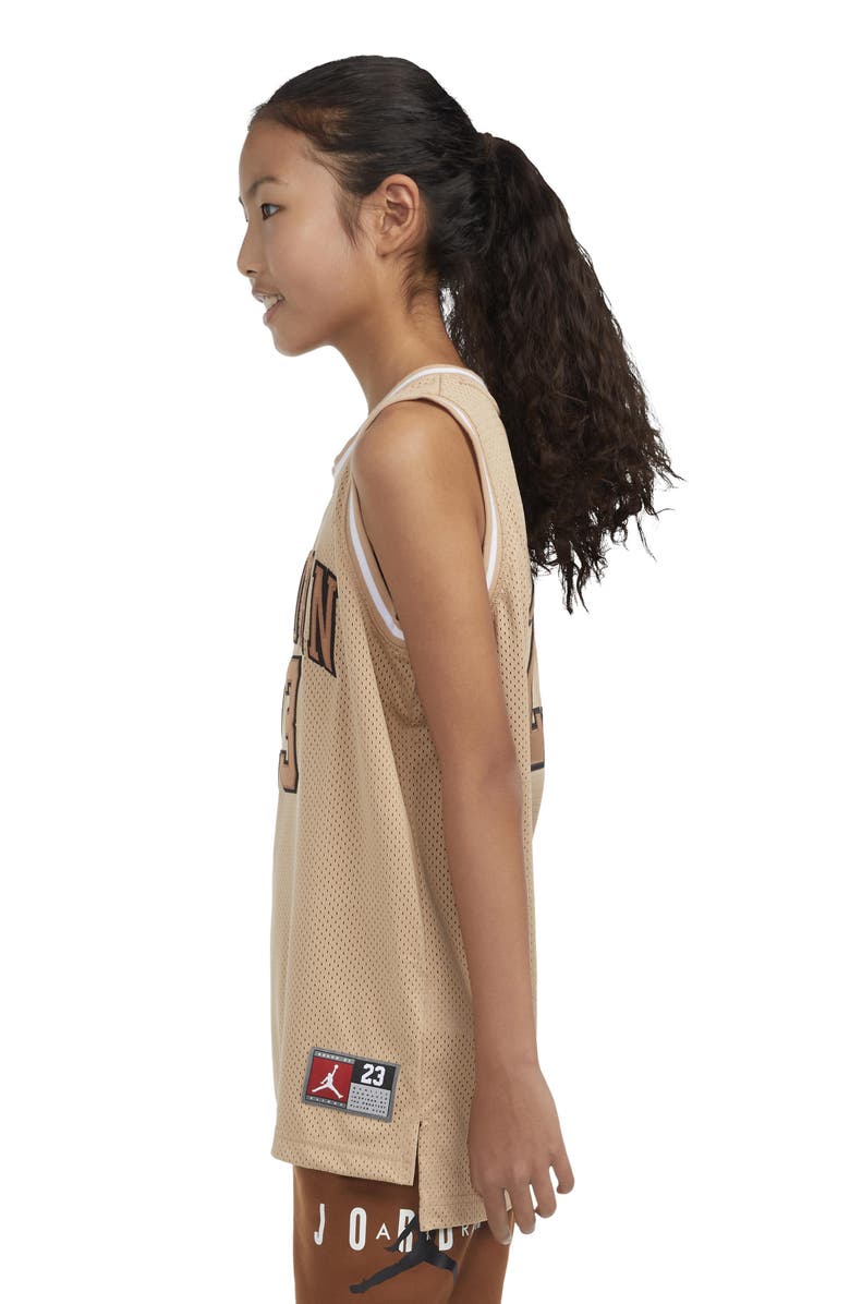 Jordan Kids' Jordan 23 Mesh Basketball Tank, Alternate, color, Hemp