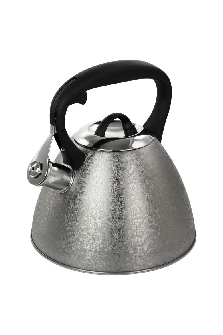 2.5 Quart Stainless Steel Whistling Tea Kettle, Main, color, Silver