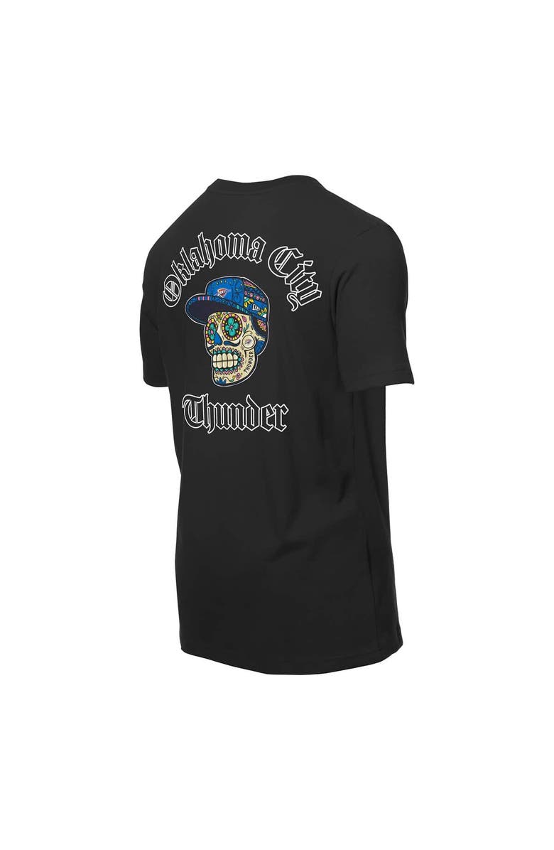New Era Men's New Era Black Oklahoma City Thunder Sugar Skulls T-Shirt, Alternate, color, 