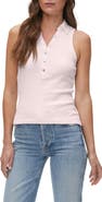 Michael Stars Norah Sleeveless Polo Top