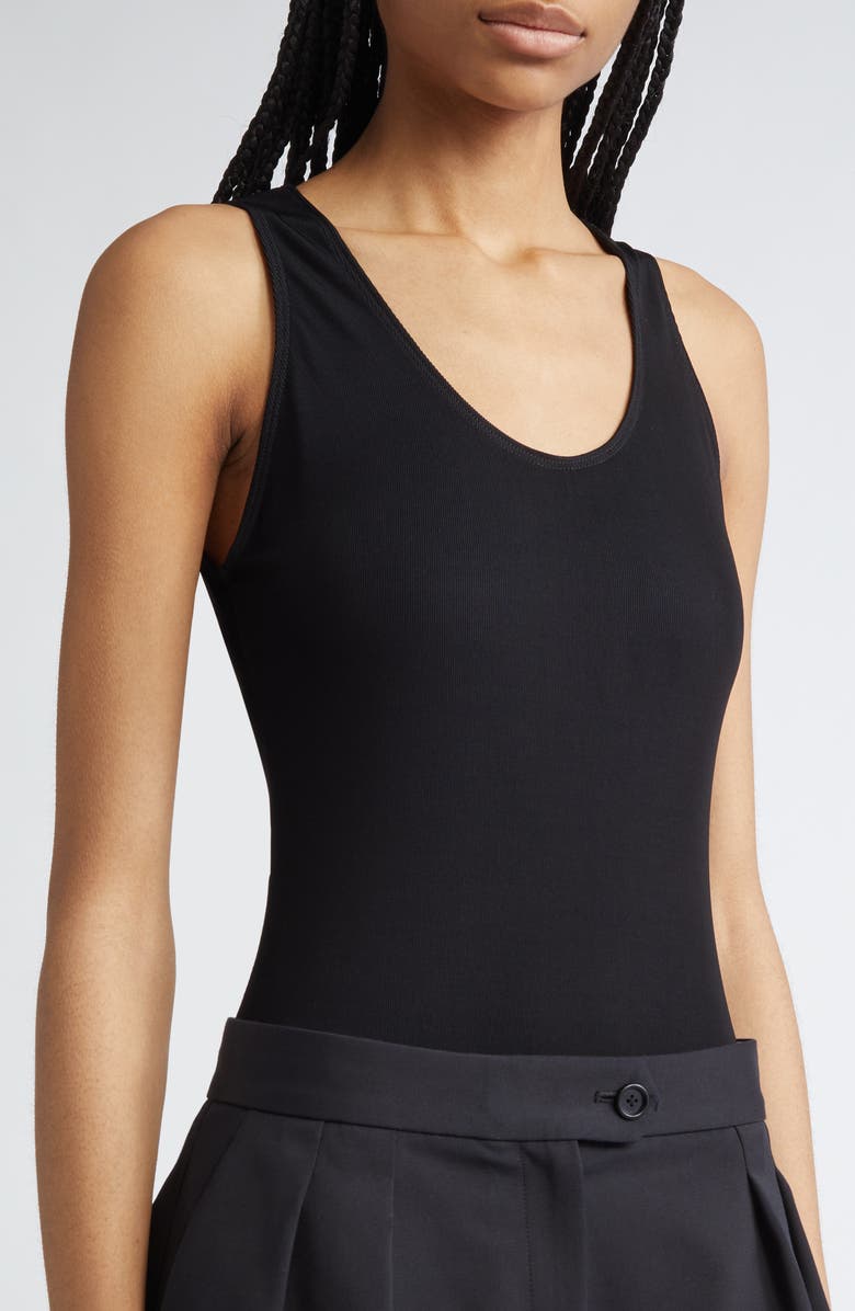 PARTOW Cali Bodysuit, Alternate, color, Black