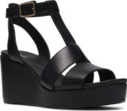Clarks® Sabina Hope Platform Wedge Sandal