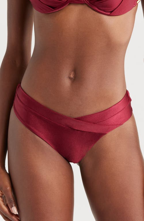 Boamar Potter Bikini Bottoms In Wine