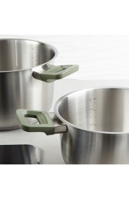 Berghoff Leo Bolt 8-piece Cookware Set In Green